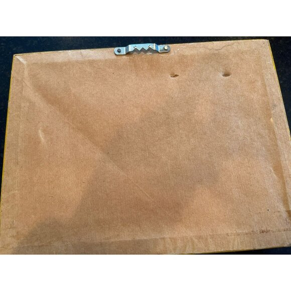 Vtg 1980's Detroit Artist Mary Ewald Pen And Ink Art 3 Cats At A Picnic Black - Picture 6 of 7